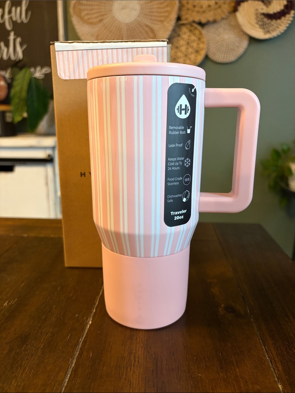 Hydrojug TRAVELER 20OZ in Cabana! New!